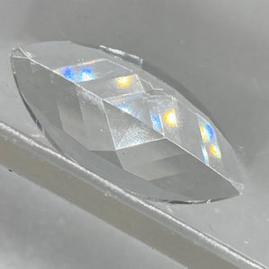 42mm x 20mm clear navette jewel