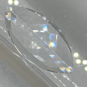 42mm x 20mm clear navette jewel