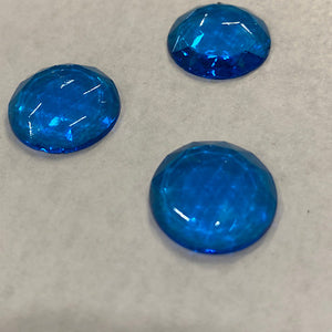 15mm aquamarine faceted jewel