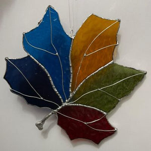 Intro to Stained Glass Class:  (small suncatcher)